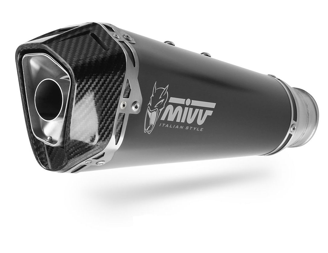 MIVV Exhaust Delta Race Slip-On Kawasaki Ninja Z H2 2020-2024 Black K.053.LDRB