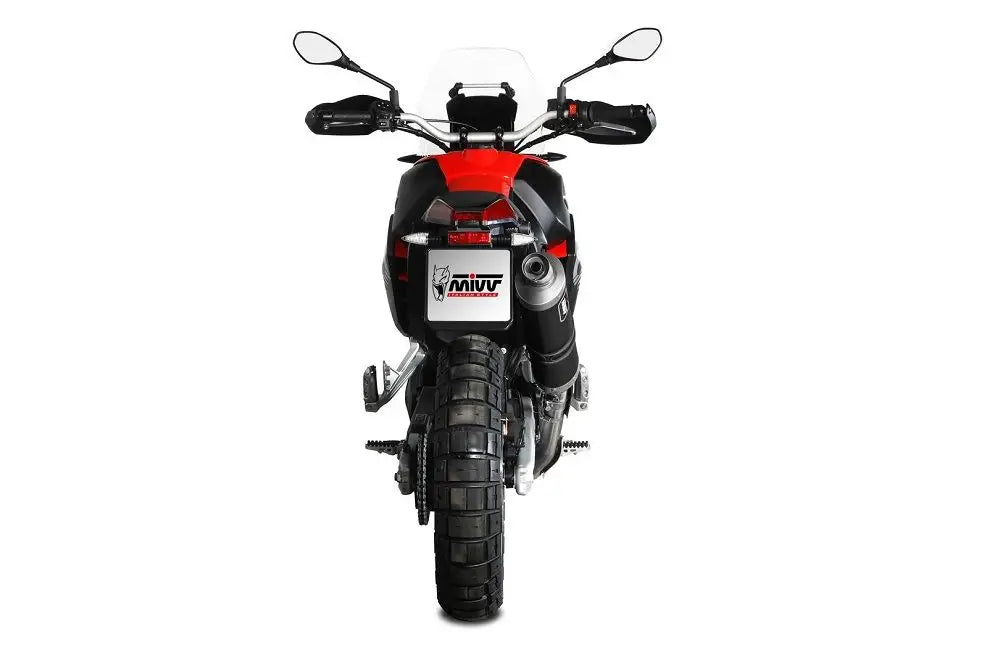MIVV Auspuff Slip-On Dakar Aprilia Tuareg 660 2022-2024 Schwarz A.017.LEKB