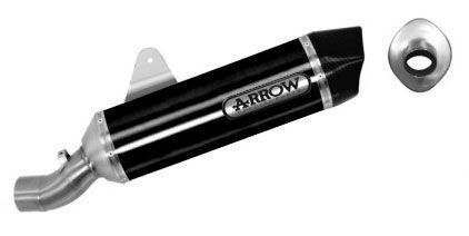71805AKN Arrow Maxi Race-Tech Exhaust, Aluminum Dark for BMW R1200GS / Adventure (2013-) & R1250GS