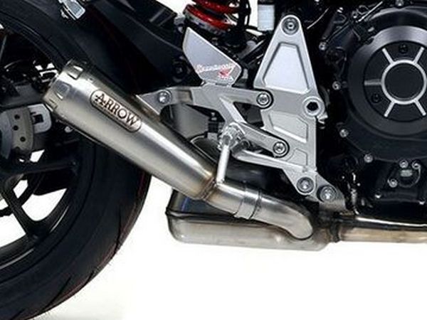 71882PRI Arrow Pro-Race Slip-on Exhaust, Nichrome for Honda CB1000R 2018-2024