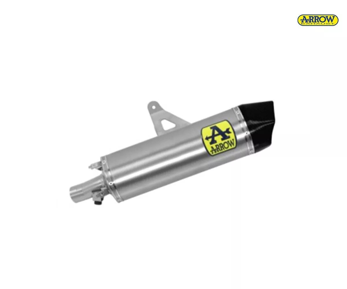 Arrow Crf1100l Africa Twin '20 Maxi Race-Tech Aluminiumauspuff mit Carbon-Endkappe für Originalkollektoren 72625ak