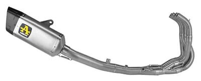 Arrow Competition Full Titanium Exhaust System w/ Pista silencer ZX-4RR 2023- 2025 71234PTZ