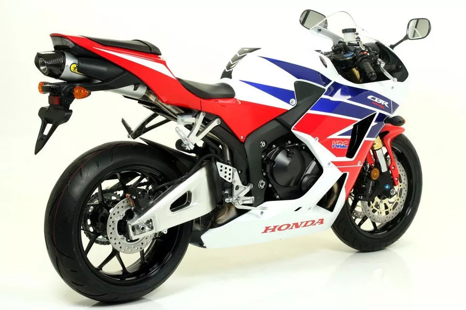 Arrow Honda Cbr 600 Rr'13 Silenciador Indy Race De Aluminio Homologado Con Fondo De Carbono Para Colectores Original Y Arrow 71807ak