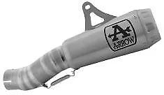 71928PRI Arrow Pro-Race Slip-on Exhaust, Nichrome for Kawasaki ZX-10RR 2021-2025