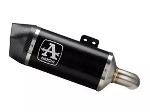 Arrow Dark Aluminum Slip-on Exhaust Indy Race F900R/XR 2020-2024 71915akn