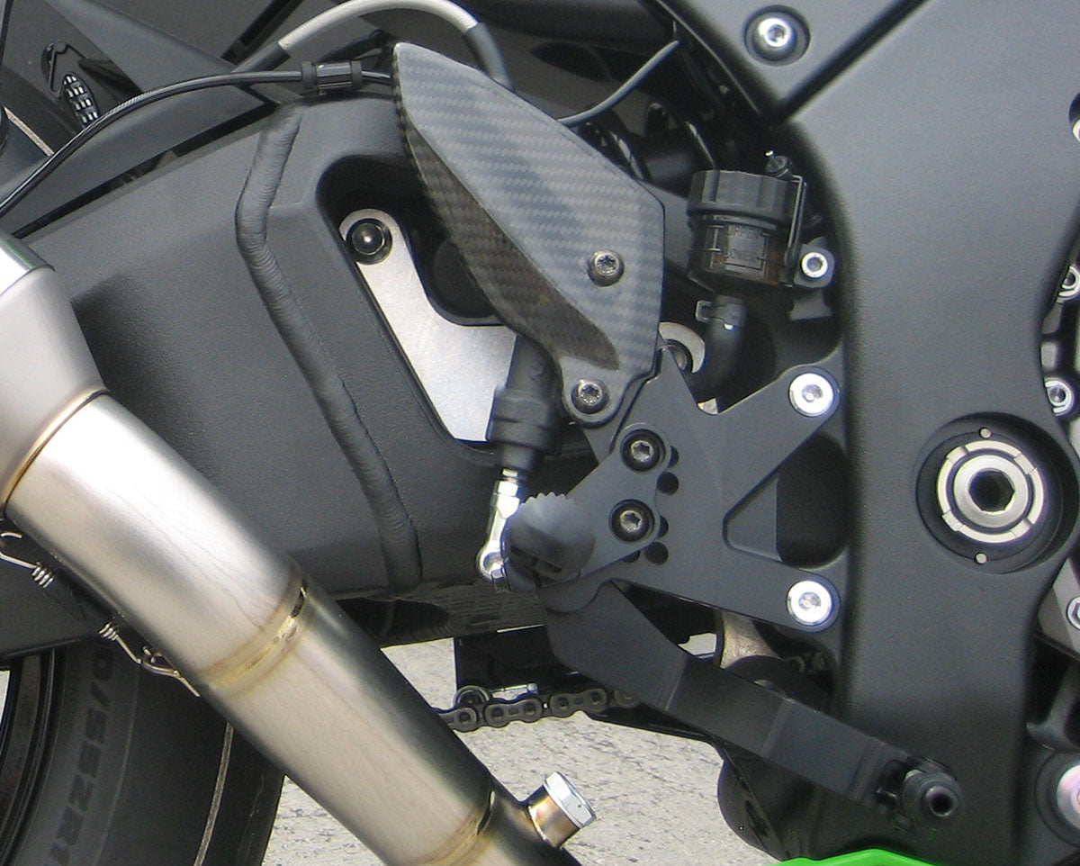 Graves motorsports kawasaki zx-10 2016-2021 adjustable rearsets