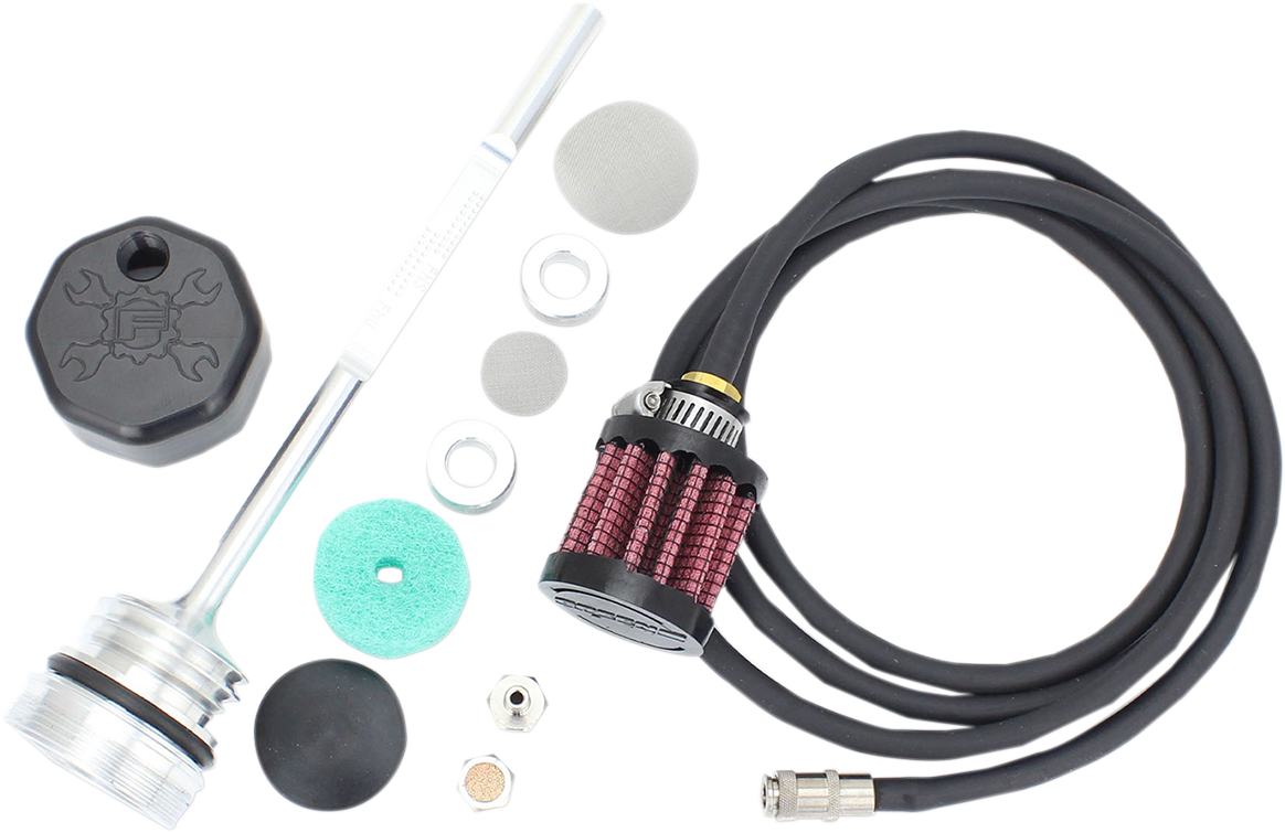 FEULING OIL PUMP CORP. Belüfteter Ölmessstab - Schwarz - Touring 3088