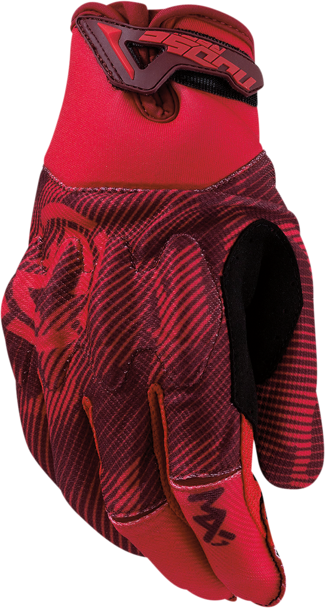 Guantes MOOSE RACING MX1™ - Rojo/Negro - Pequeños 3330-7052
