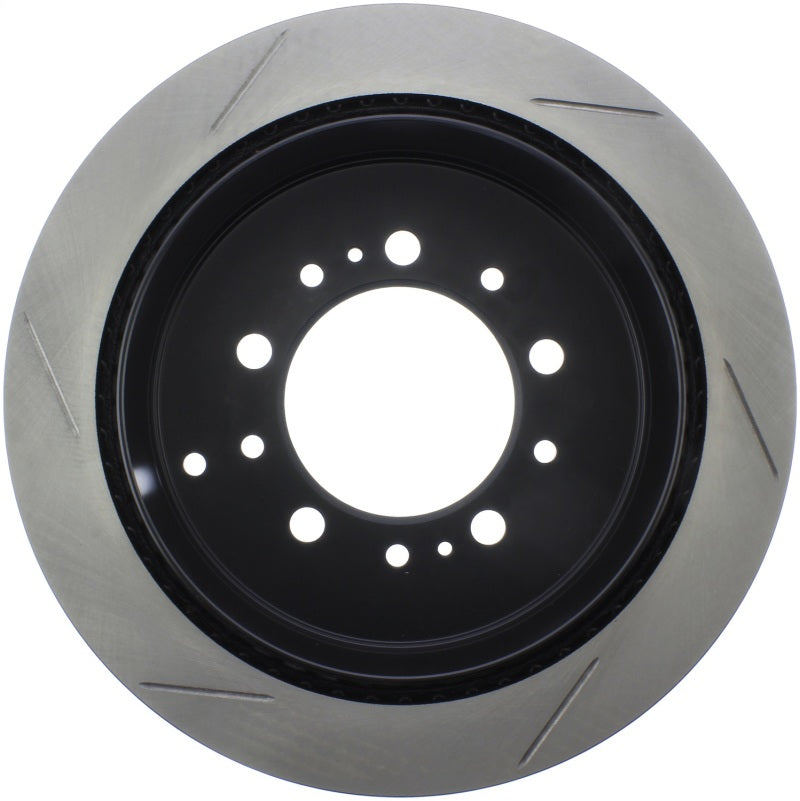 StopTech Sport Slot 08-13 Lexus LX450/470/570 / 07-12 Toyota Tundra Slotted Left Rear CRYO Rotor 126.44157CSL