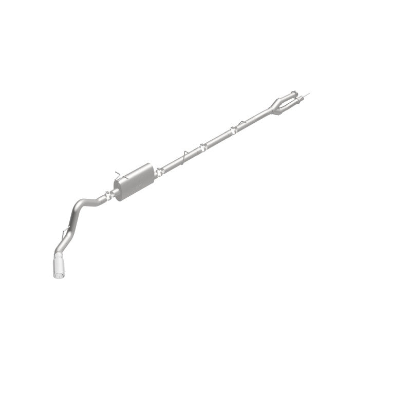 MagnaFlow Sys C/B 11-15 Ford Super Duty F250 6.2L EC CC, SS 3.5in Single Rear Pass Side Ext 5in Tip 19174