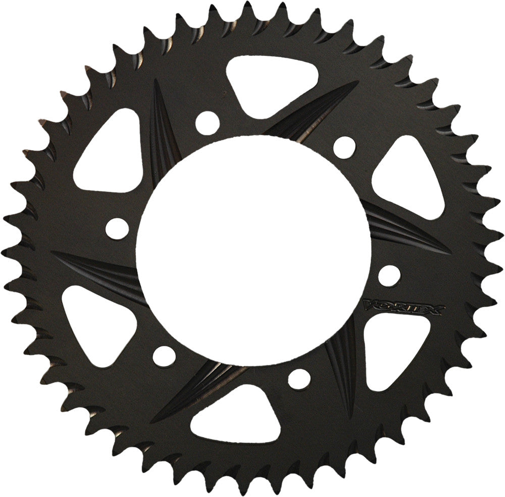 VORTEX Rear F5 Sprocket Aluminum 45t-525 Blk Hc Suz/Tri 526K-45