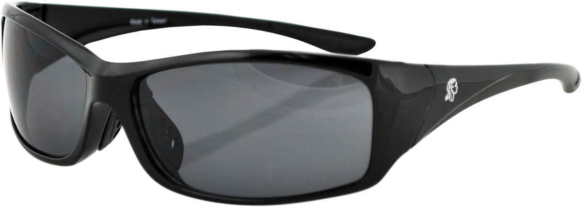 ZAN HEADGEAR South Dakota Sonnenbrille - Glänzend Schwarz - Rauch EZSD01