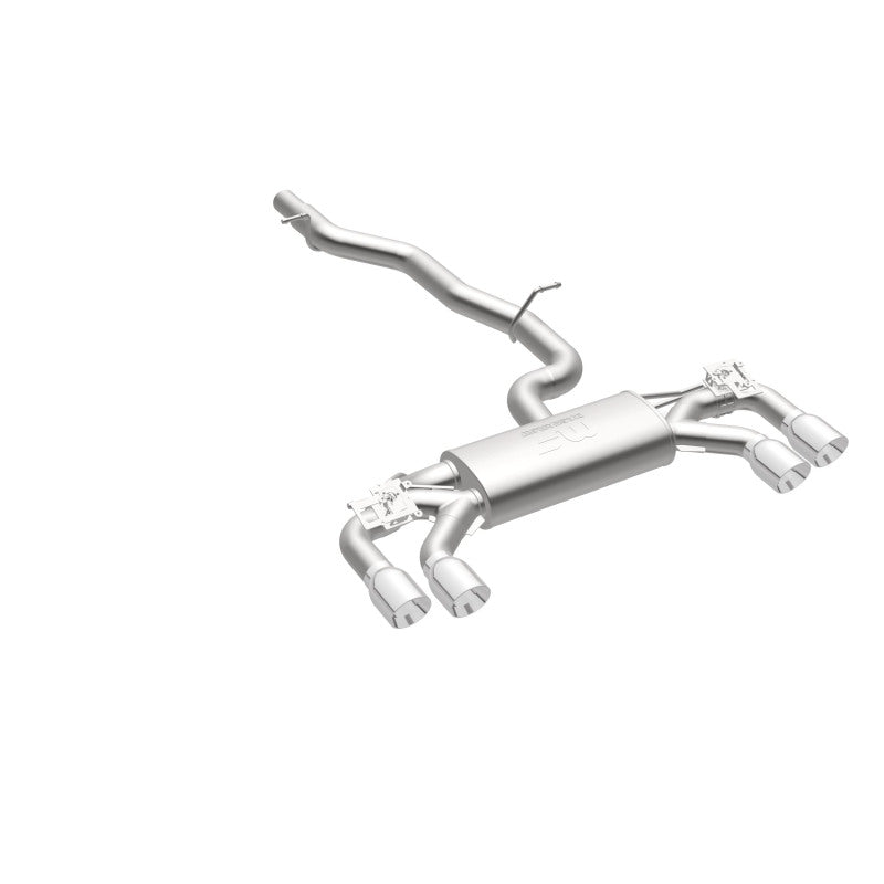 MagnaFlow Sys C/B 2015 Volkswagen Golf R 3in Polished SS Quad Tip Split Rear Exit 19165