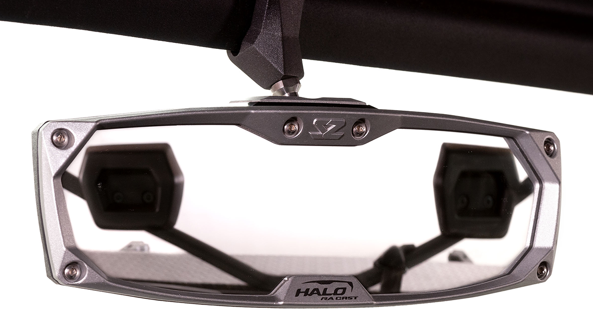 Espejo retrovisor SEIZMIK Halo-RA de aluminio fundido - 1.875/2" 18025