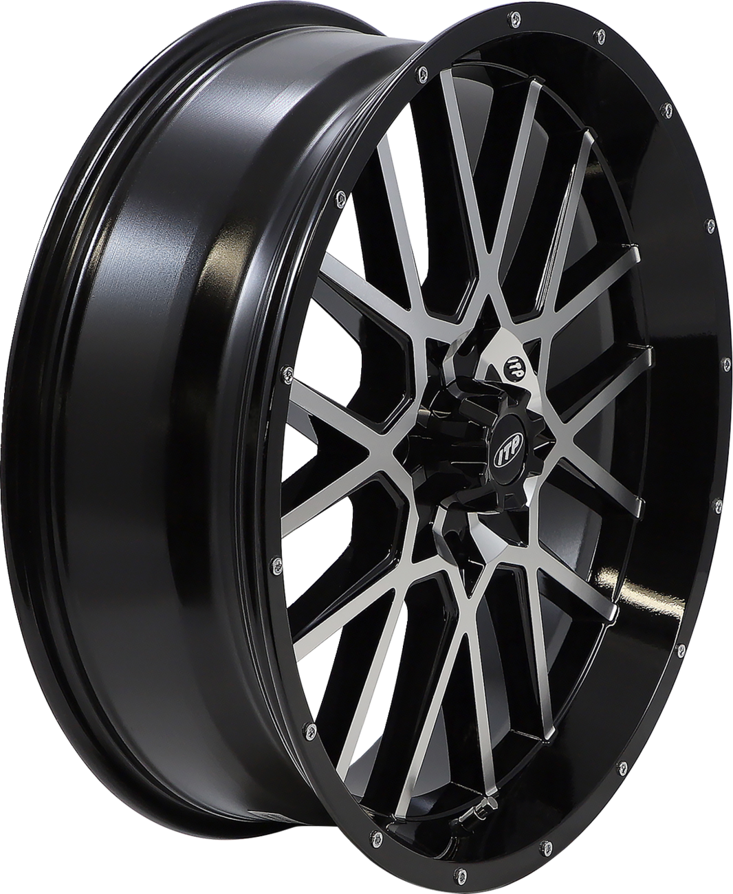 Rueda ITP - Hurricane - Delantera/Trasera - Mecanizada en negro - 20x6,5 - 4/137 - 4+2,5 (+10 mm) 2022517546B