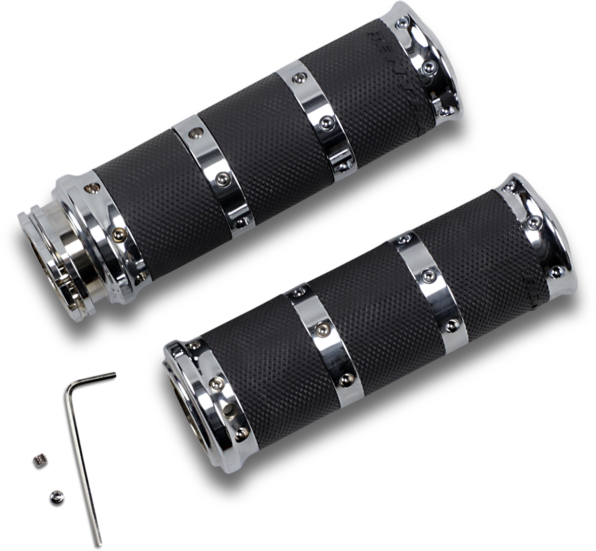 Puños PERFORMANCE MACHINE (PM) - XL - Cable - Cromo 0063-2010-CH