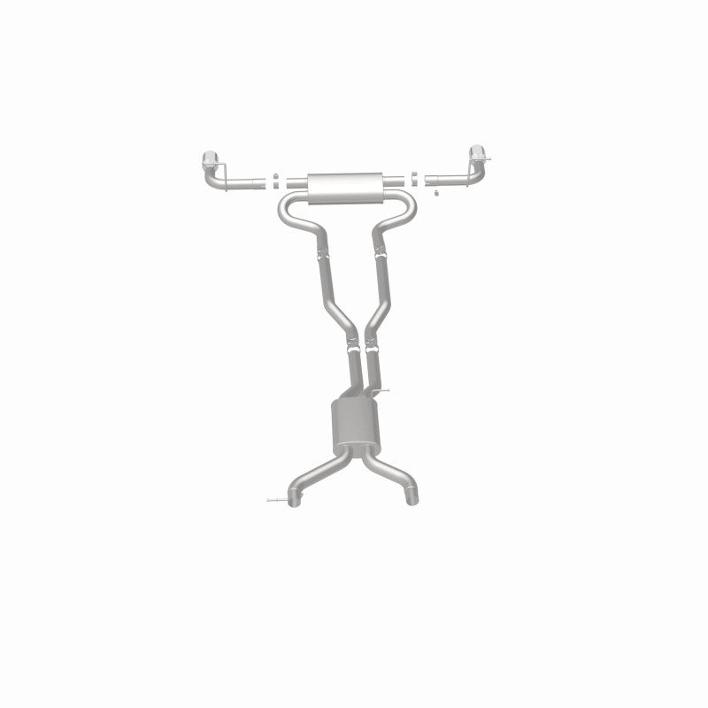 MagnaFlow 07 Audi Q7 V8 4.2L Dual Split Rear Exit Stainless Cat-Back Perf Exhaust 15085