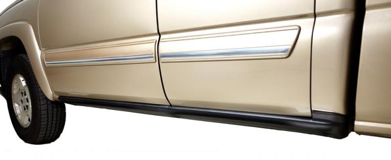 Bushwacker 15-18 Ford F-150 Trail Armor Rocker Panel and Sill Plate Cover - Black 14066
