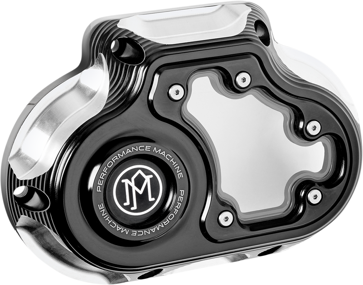 PERFORMANCE MACHINE (PM) Transmission Cover - Contrast Cut 0177-2081M-BM