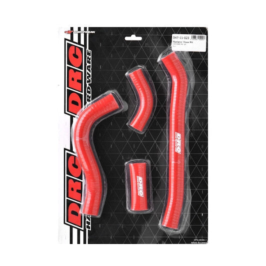 DRC Radiator Hose Kit Honda Red D47-11-023
