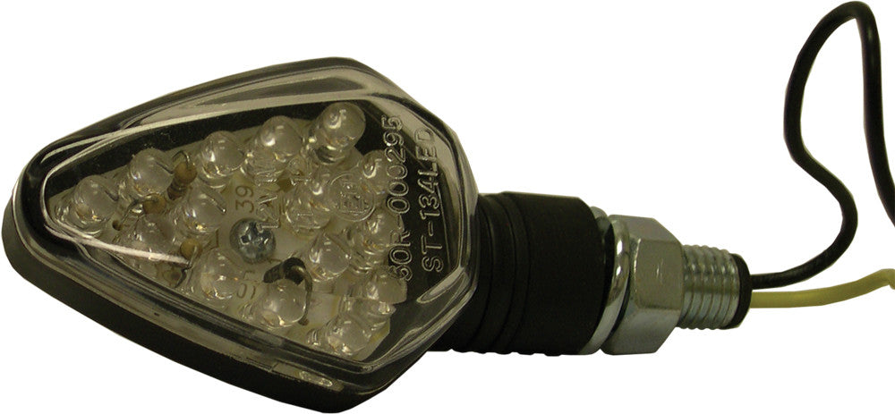 DMP Long Arrow 8 Led Marker Lights Carbon W/Amber Lens 900-0054