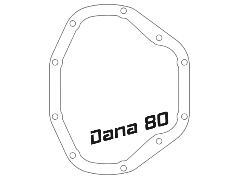 afe Rear Differential Cover (Raw; Street Series); Dodge Diesel Trucks 94-02 L6-5.9L (td) 46-70030