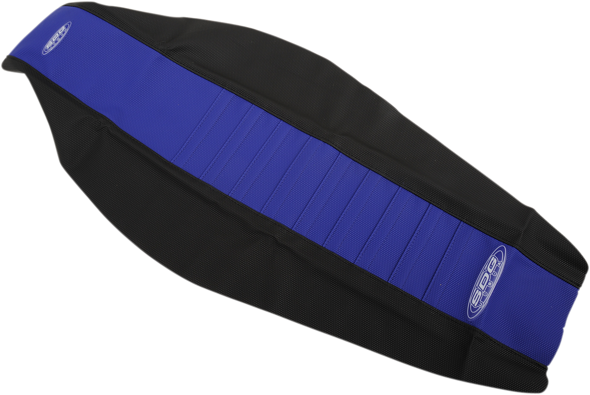 SDG Plissierter Sitzbezug - Oberseite blau/Seiten schwarz 96342BK