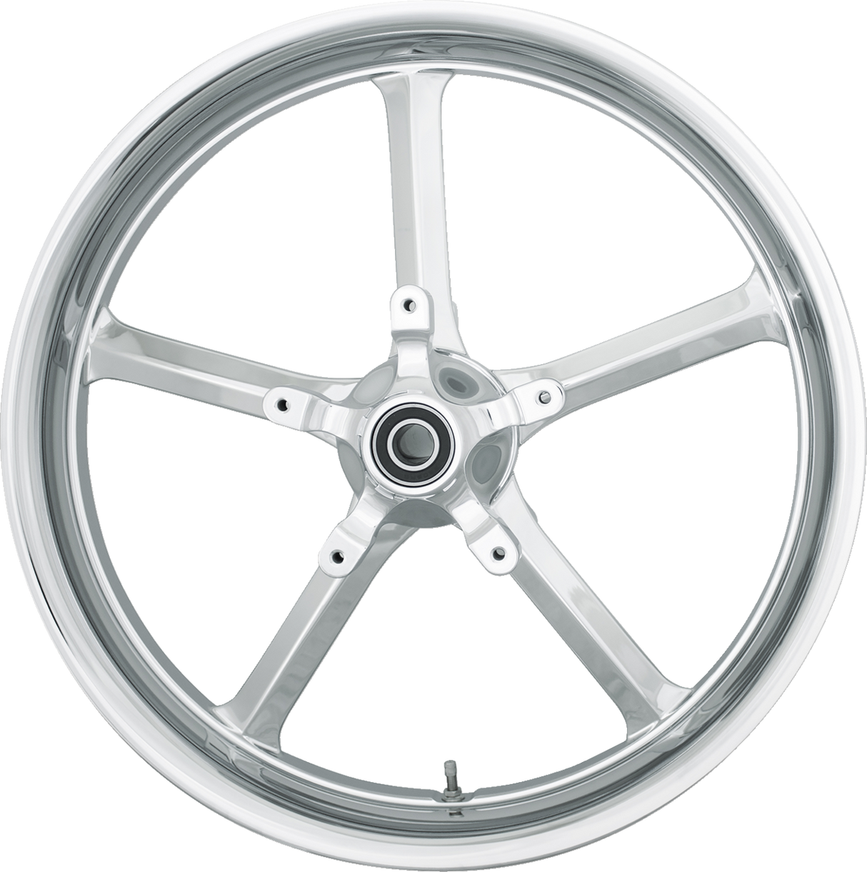 COASTAL MOTO Front Wheel - Rockstar - Dual Disc/ABS - Chrome - 21"x3.25" - FL ROC-213-CH-ABST