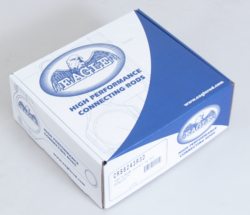 Eagle Chrysler 5.7/6.1L Hemi 6.243in 4340 H-Beam Connecting Rods w/ .984 Pin (Set of 8) CRS6243R3D