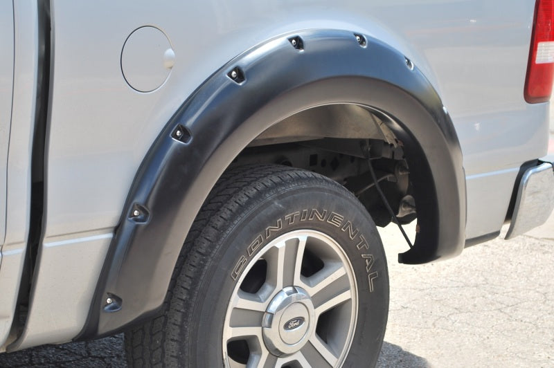 Lund 04-08 Ford F-150 RX-Rivet Style Textured Elite Series Fender Flares - Black (4 Pc.) RX310T