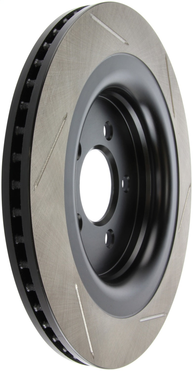 StopTech 2015 Ford Mustang GT w/ Brembo Brakes Right Rear Slotted Brake Rotor 126.61109SR