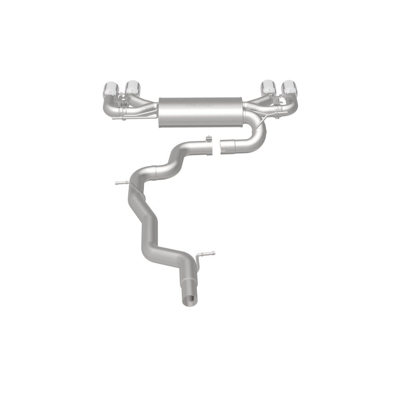 MagnaFlow Sys C/B 2015 Volkswagen Golf R 3in Polished SS Quad Tip Split Rear Exit 19165