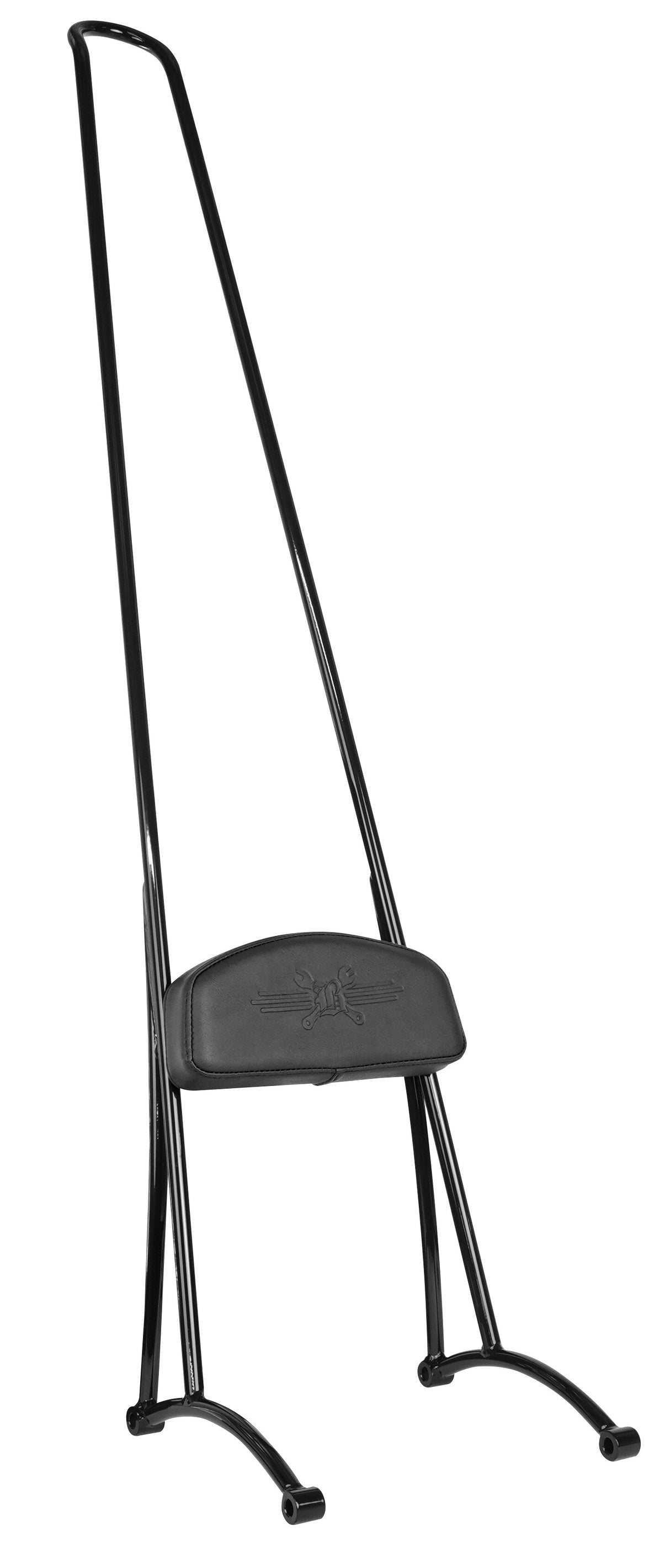 BURLY BRAND Stupid Tall Sissy Bar W/Bar Black Dyna 06-17 B13-1509B