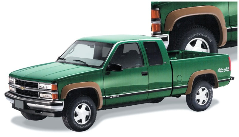 Bushwacker 88-99 Chevy C1500 Extend-A-Fender Style Flares 4pc - Black 40901-01