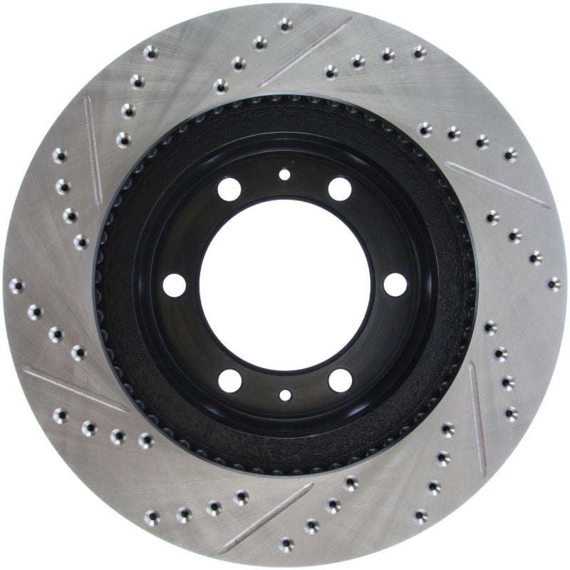 StopTech 07-08 Toyota FJ Cruiser / 05-08 Tacoma (6 lug) / 03-08 4 Runner (319mm disc) SportStop Slo 127.44129L