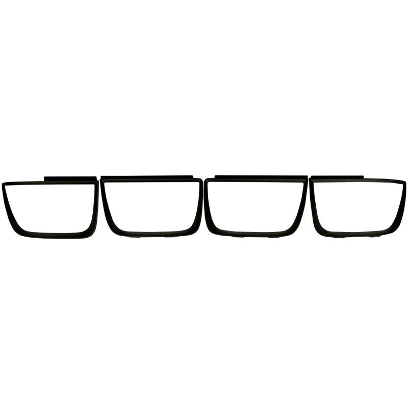 ANZO Taillight Bezels 2010-2013 Chevrolet Camaro Taillight Bezels - 4pc Flat Black 351001