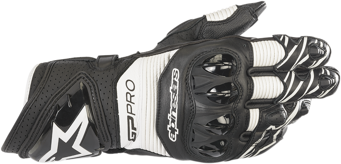 Guantes ALPINESTARS GP Pro R3 - Negro/Blanco - Pequeño 3556719-12-S