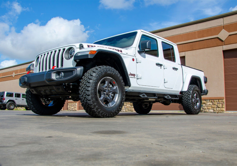 N-Fab Predator Pro Step System 2019 Jeep Wrangler JT 4DR Truck Full Length - Tex. Black PRJ1980T-TX