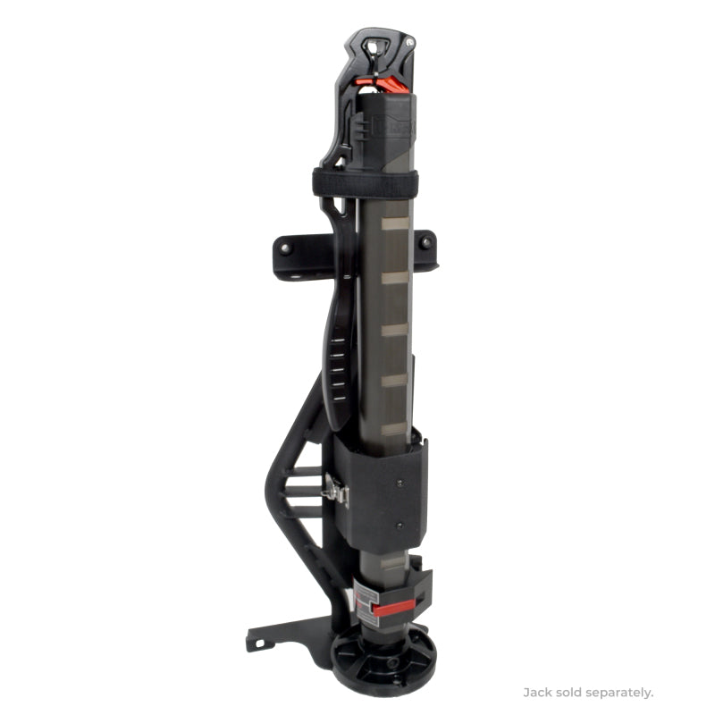 Go Rhino 18-24 Jeep Wrangler JL/JLU/JT Front Fender Jack Mount for Xventure Gear EG Jack - Tex. Blk 701005T