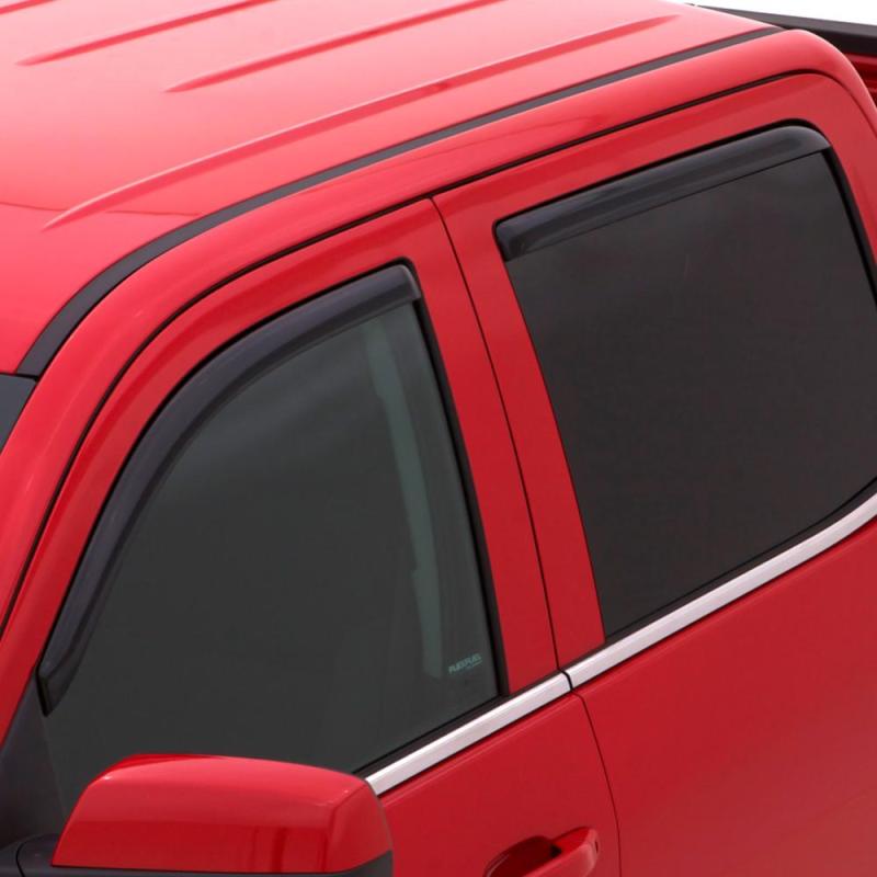 AVS 02-06 Chevy Trailblazer EXT Ventvisor In-Channel Front & Rear Window Deflectors 4pc - Smoke 194240