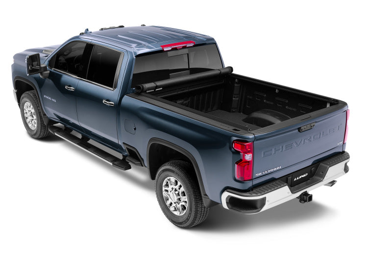 Lund 07-17 Chevy Silverado 1500 (6.5ft. Bed) Genesis Elite Roll Up Tonneau Cover - Black 96893