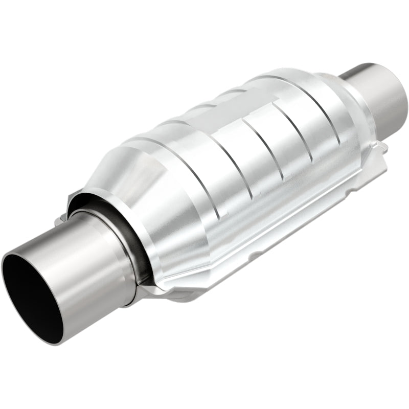 MagnaFlow Conv Univ 2.25in Inlet/Outlet Center/Center Round 9in Body L x 5.125in W x 13in Overall L 51205