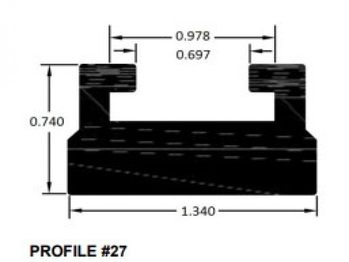 Spi Slide Profile 27 Black 66 128910