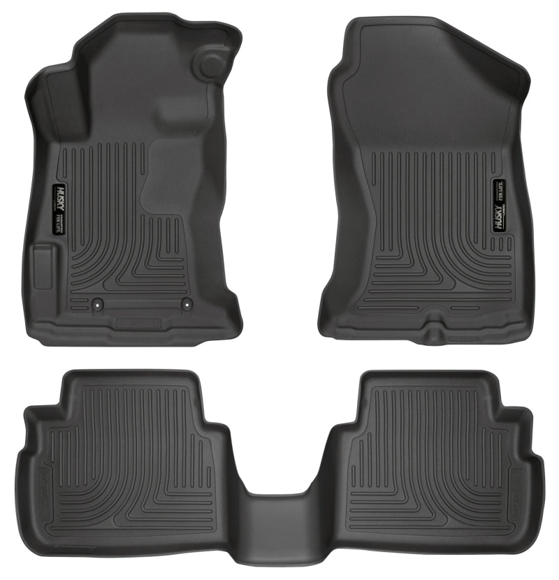 Husky Liners 2017 Subaru Impreza Weatherbeater Black Front & 2nd Seat Floor Liners 99661