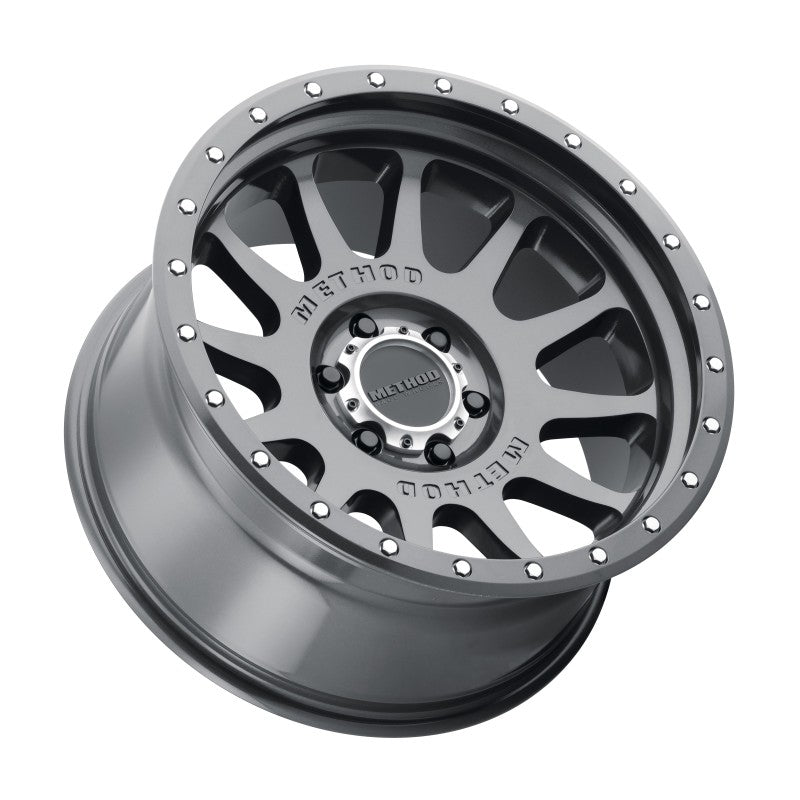 Method MR605 NV 20x10 -24mm Offset 6x5.5 106.25mm CB Gloss Titanium Wheel MR60521060824N