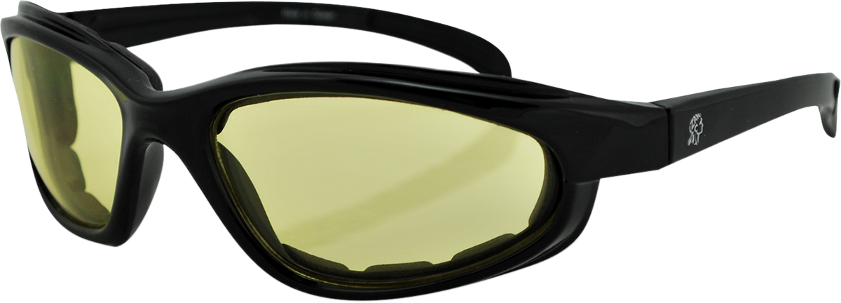 ZAN HEADGEAR Arizona Sonnenbrille - Glänzend Schwarz - Gelb EZAZ001Y