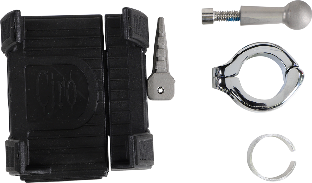 CIRO Smartphone/GPS-Halterung - ohne Ladegerät - Chrom 50312