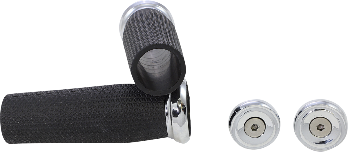KURYAKYN Grips - Thresher - 7/8" - Chrome 5950