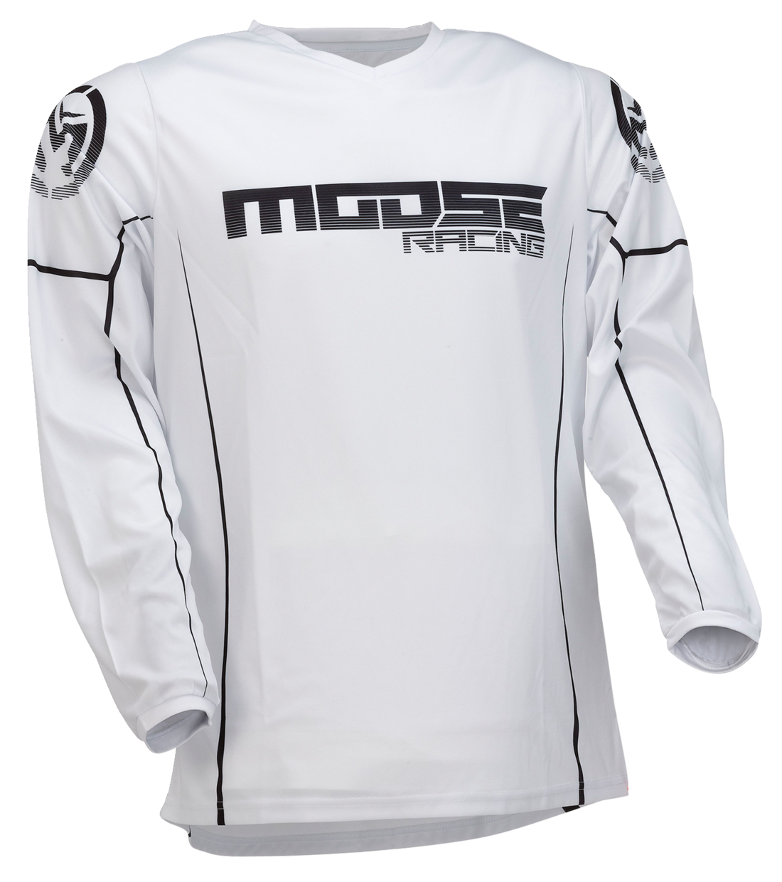 Camiseta MOOSE RACING Qualifier® - Negro/Blanco - Pequeña 2910-7188
