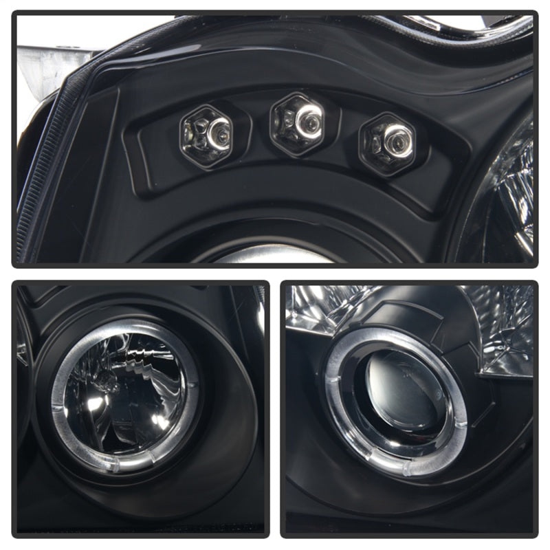 Spyder Jeep Grand Cherokee 05-07 Projector Headlights LED Halo LED Blk Smke PRO-YD-JGC05-HL-BSM 5078551